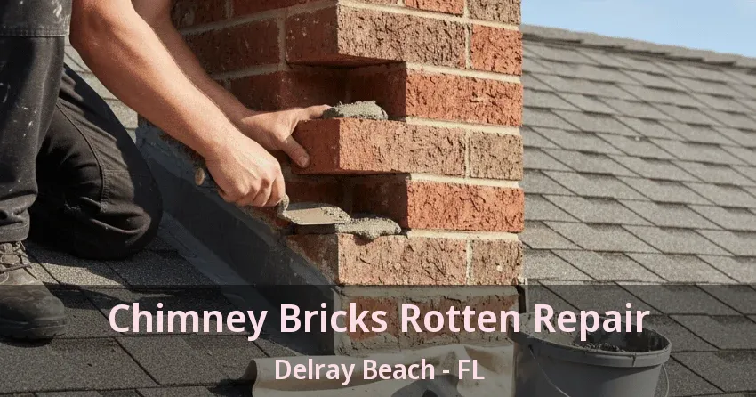 Chimney Bricks Rotten Repair Delray Beach - FL