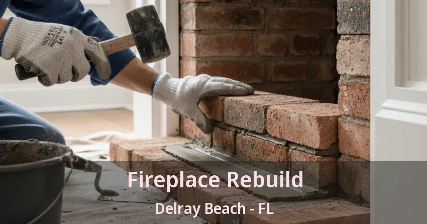 Fireplace Rebuild Delray Beach - FL