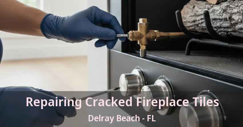 Repairing Cracked Fireplace Tiles Delray Beach - FL