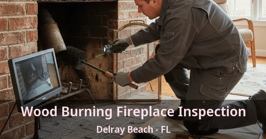 Wood Burning Fireplace Inspection Delray Beach - FL